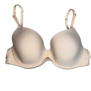 Soma Bodify Perfect Coverage‎ Bra 34C Beige Nude Underwire T-Shirt Bra 570322432